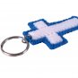 Cross Key Ring set in Blue and White