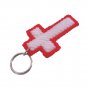 Cross Key Rings in Red and White