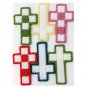 Colorful Easter Cross Christmas Ornaments