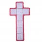 Large Easter Cross Plastic Canvas white box stitch