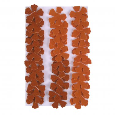 Light Brown Vinyl Die Cut Flower set
