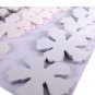 Shades of White Leather Die Cut Flowers
