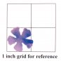 Die Cut Flowers in Off-White Leather