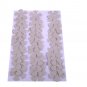 Ivory Off White Die Cut Wallpaper Flowers
