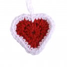 Crocheted Red Heart Valentine Garland Bunting