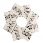 Sheet Music Christmas Ornament Origami Wreaths