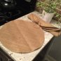 Natural Burlap Round Placemats