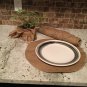 Natural Burlap Round Placemats