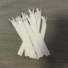White Ykk Zippers 12 Pcs Size 6" Closed End