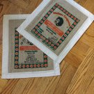 Recycled Burlap Rice Bag And Muslin Placemats Set Of 2