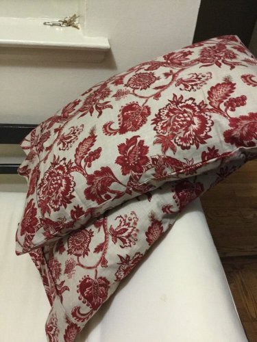 red multi handmade decorative pillow cases/shams