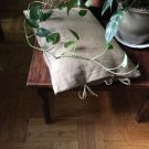 Standard/Queen Pillow Sham With Inside Top Envelope /Jute Strings Tie Closure