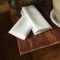 10 White Polyester  Table Napkins Wedding Party Decorations