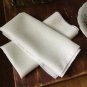 10 White Polyester  Table Napkins Wedding Party Decorations
