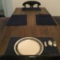 Sets Of 4 Each Denim Placemats, Silverware Pouches