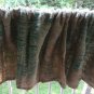 Upcycled Coffee Beans Bag Valance, Recycled Coffee Beans Bag Valance