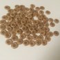 96 tan 4 hole flat buttons, 3/4"