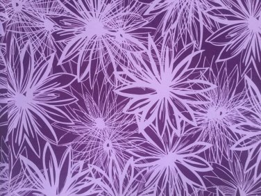 Purple/Lavender Abstract Print  Stretch Spandex Fabric 60" wide