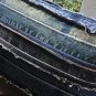 Upcycled Denim Jeans Patchwork Pillow Cover