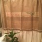 Upcycled Primitive Burlap/Muslin Shower Curtain, Farmhouse Country Rustic Shower