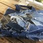 Upcycled Denim Jeans Patchwork Frayed Tote Bag Hobo Handbag