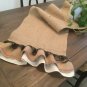 Upcycled Recycled Coffee Beans Bag Table Runner