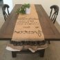 Upcycled Recycled Coffee Beans Bag Table Runner