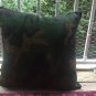 20 x 20 camouflage burlap lined pillow cover with invisible zipper opening