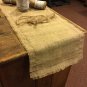 Natural Burlap Table Runner 57"x14"