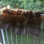 Natural Burlap Valance With 5" White Lace At Bottom/Natural Burlap Jute Valance