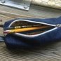 Recycled Denim Box Pencil Case Pencil Pouch Make Up Bag