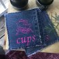 Upcycled Denim Jeans Embroidered Monogrammed Pot Holders Hot Pads Kitchen Decor