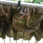 Natural/Dark Brown Burlap Rustic Farmhouse Tie Up Balloon Style Valance/Curtain