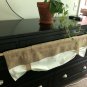 Natural Burlap/Muslin Non Adjustable Valance
