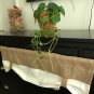 Natural Burlap/Muslin Non Adjustable Valance