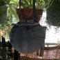 Versatile Upcycled Round Denim Jeans Hip Bag, Trendy Circle Bag, Crossbody Bag,