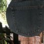 Versatile Upcycled Round Denim Jeans Hip Bag, Trendy Circle Bag, Crossbody Bag,