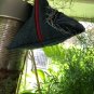 Upcycled Denim Triangle Zipper Purse