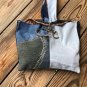 Upcycled Denim Jeans Wristlet Bag