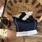 Matching Denim/Muslin  Placemat/Silverware Holder