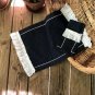 Matching Denim/Muslin  Placemat/Silverware Holder