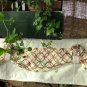 White/Pink/ Grey Non Adjustable Loop Up Valance/Curtain
