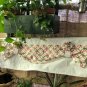 White/Pink/ Grey Non Adjustable Loop Up Valance/Curtain