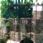 Natural Burlap Valance/Curtain With 4” Tab Top Rod Opening