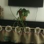 Upcycled Coffee Beans Bag Valance/Curtain With 3&acirc;�� Tab Top Rod Opening