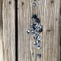 29 Black/Silver Heart Shell Mother Of Pearl Buttons 1/2”
