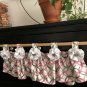 Designer Fabric Tab Top Opening Victorian Style Valance