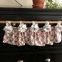 Designer Fabric Tab Top Opening Victorian Style Valance