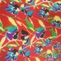 Red Multi Spandex/Lycra Fabric
