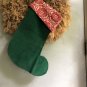 Everyday Decorative Hunter Green Stocking With Red/White Cuff